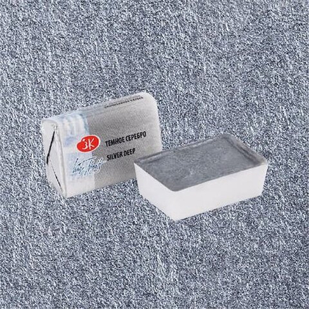 Белые ночи акварель кювета 2,5 мл Темное серебро