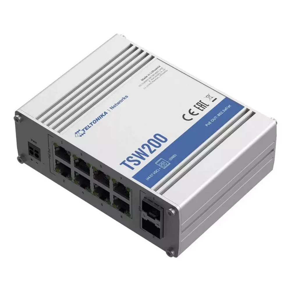 Коммутатор TELTONIKA TSW200 PoE+Switch (TSW200000010)