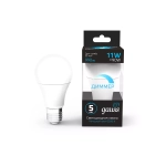 Лампа Gauss LED A60 11W E27 990lm 6500K диммир.102502311-D