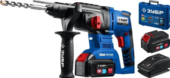 Аккумуляторный перфоратор "ЗУБР" Профессионал PB-260-42
