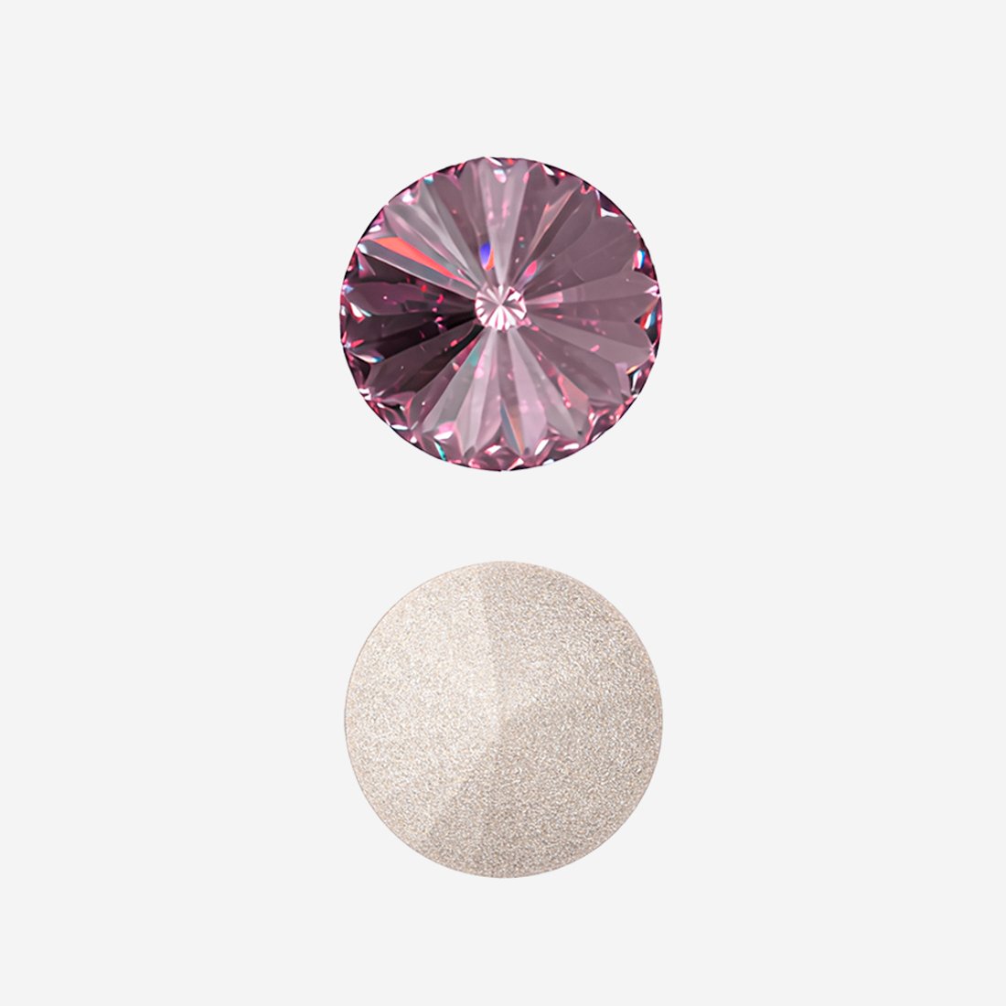 Кристалл Риволи (Rivoli), оттенок "Вересковый"/"Heather", 10мм