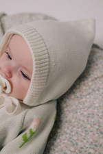 Чепчик вязаный (экрю)