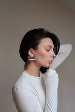 Серьги прямоугольной формы