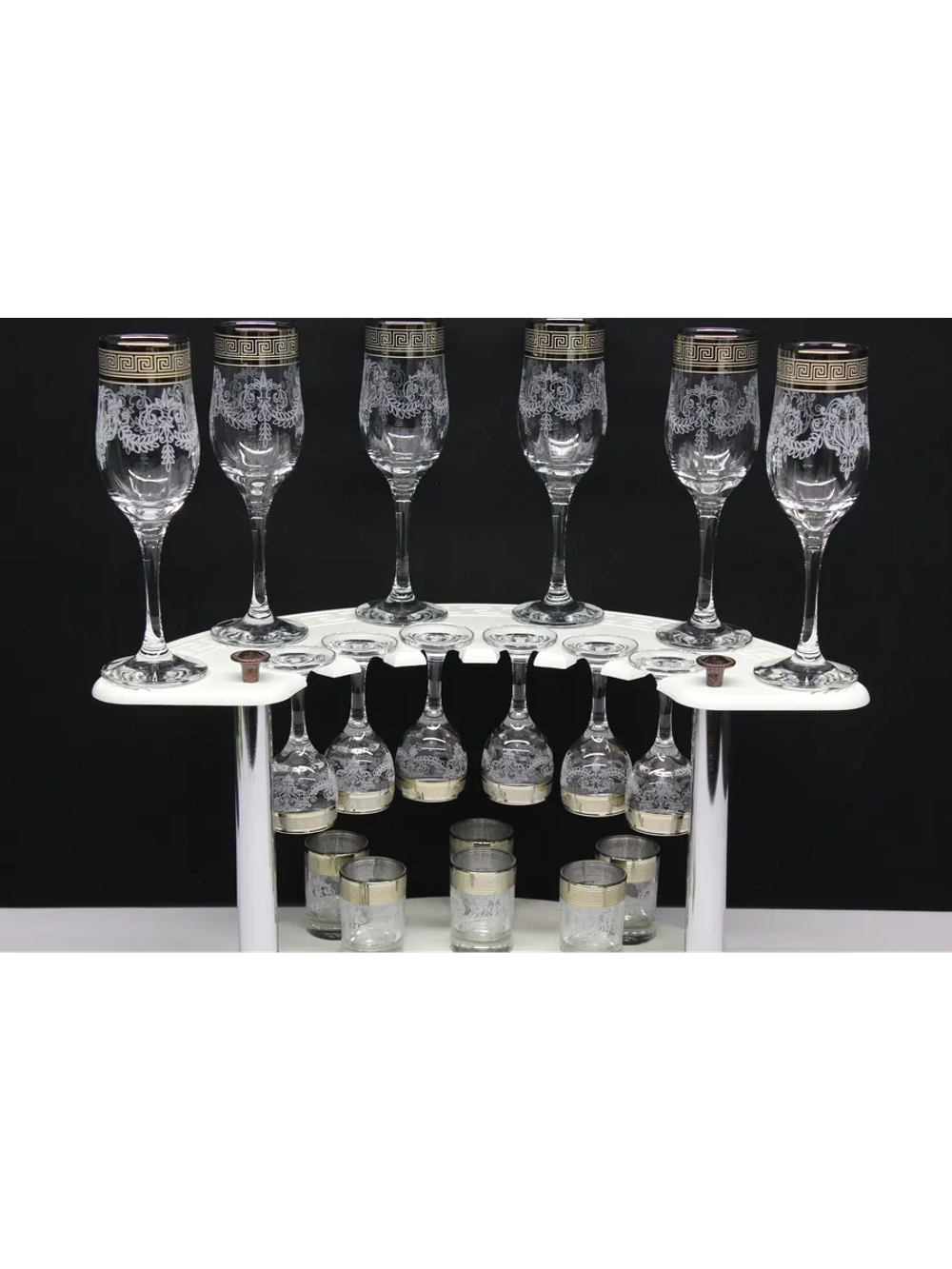 Барный набор 18 предметный с Бокалом