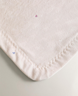 Zara Home плед детский из полиэстера, розовый, 85x120 см