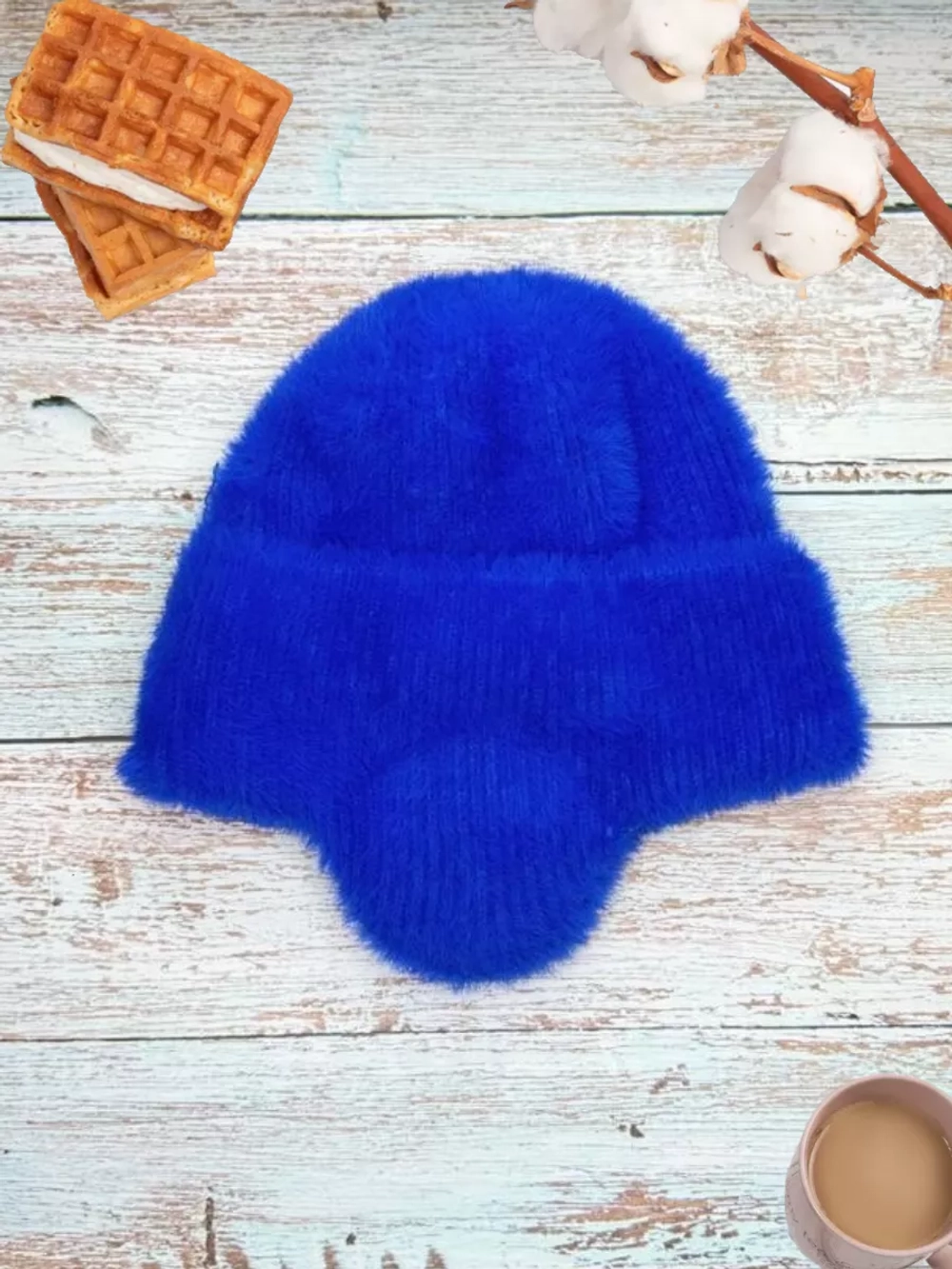 шапка ушанка зимняя пушистая