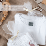 Комплект для новорожденного Mjölk White {пеленальный кокон, шапочка, антицарапки}