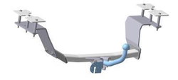 Фаркоп Oris на Chevrolet Rezzo 2004-2008 / Daewoo Tacuma 2000-2004(паспорт и сертификат в комплекте,без электрики) 5255-A
