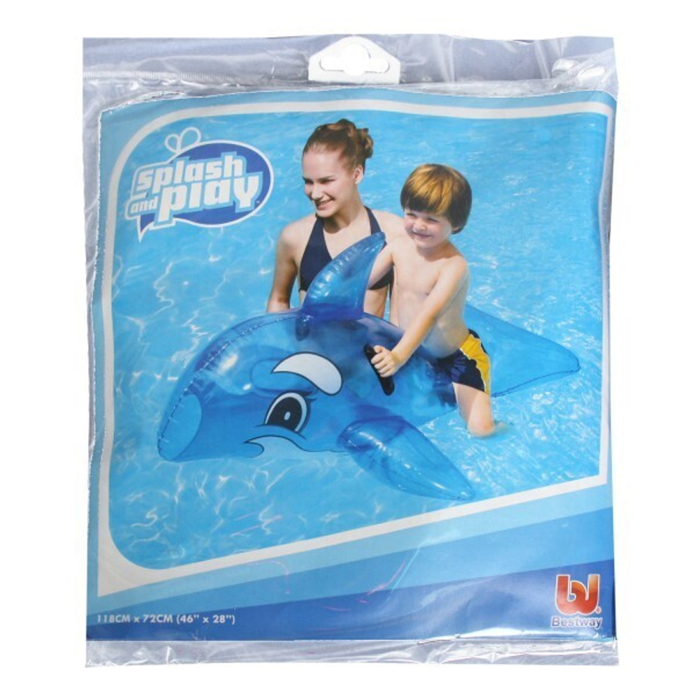 Игрушка для плавания верхом 157*94 см с ручками Whale Bestway (41037)