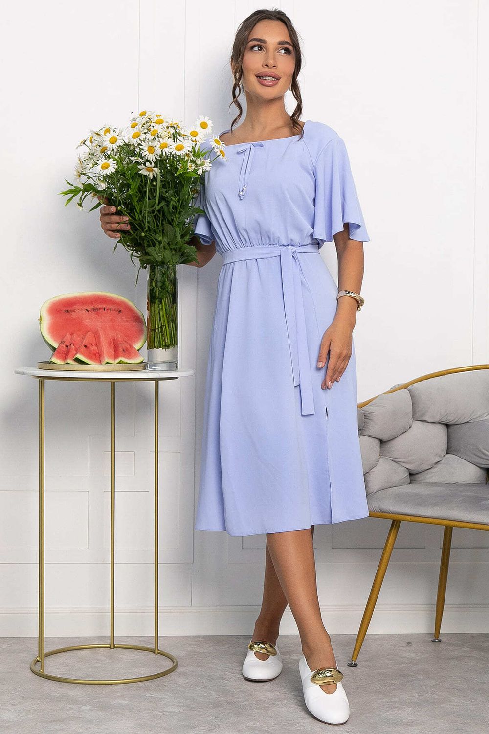 Платье Трепет любви (голубое) П13918-39М LT Collection