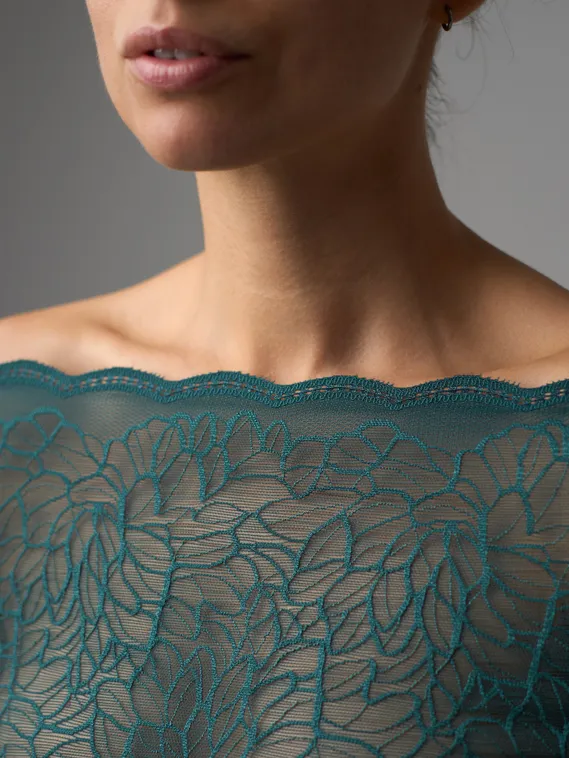 03-295 ОПТ Кружево эластичное 22 см, сосна 1994