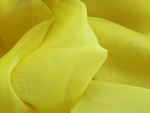 Ткань Вуаль однотонная  яркий лимон арт. 324075