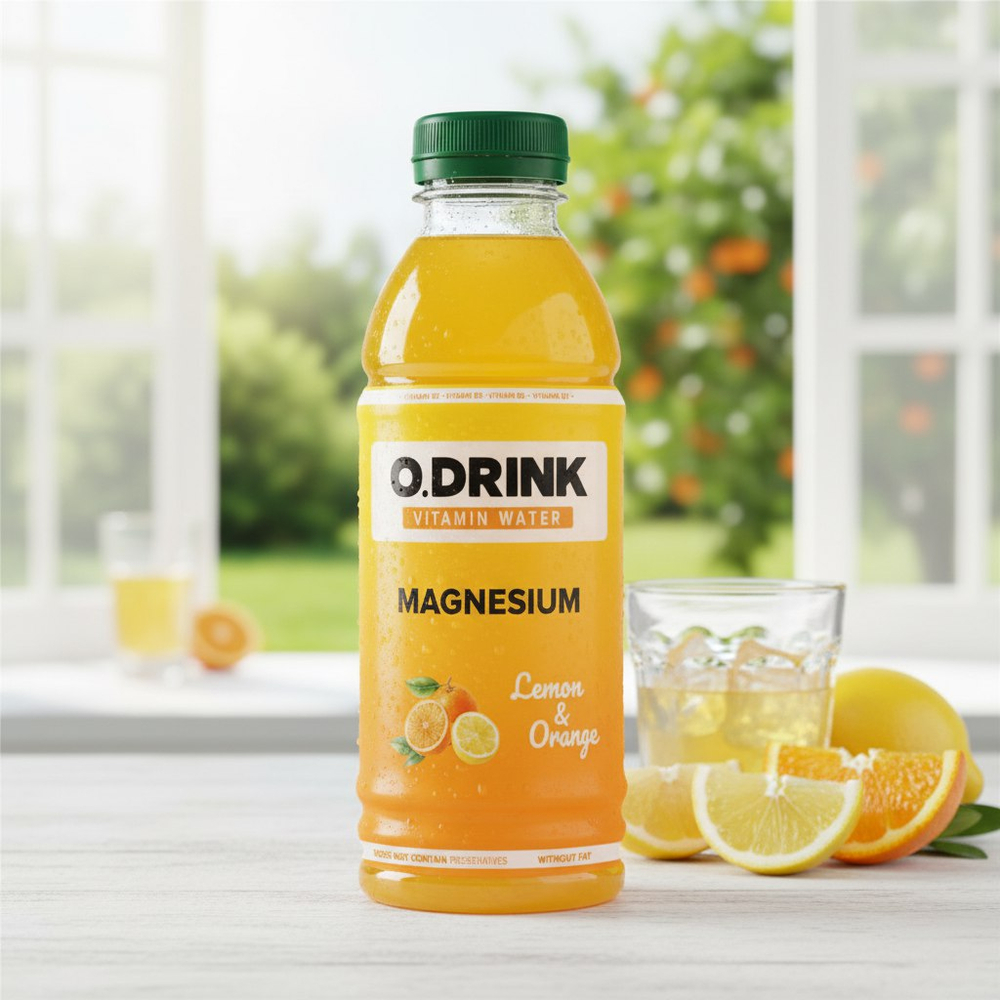 Витаминизированная вода O.DRINK Vitamin Water Магний, Лимон & Апельсин 500 мл