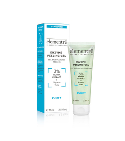 Энзимный гель-пилинг - 3% PAPAYA ENZYME PEEL GEL 75 ml от Elementrè Dermo Cosmetics, Швейцария, жирной и комбинированной кожи, для подготовки кожи к аппаратным процедурам