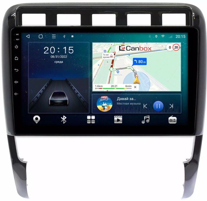 Магнитола для Porsche Cayenne 2002-2010 - CanBox 9-366 Android 10, SIM-слот