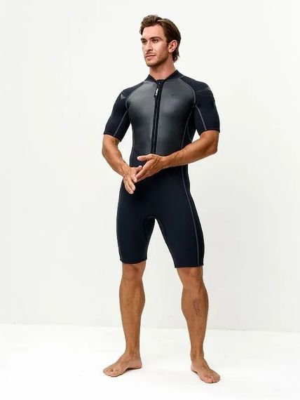 Гидрокостюм Sargan Black King shorty man черный 3 мм