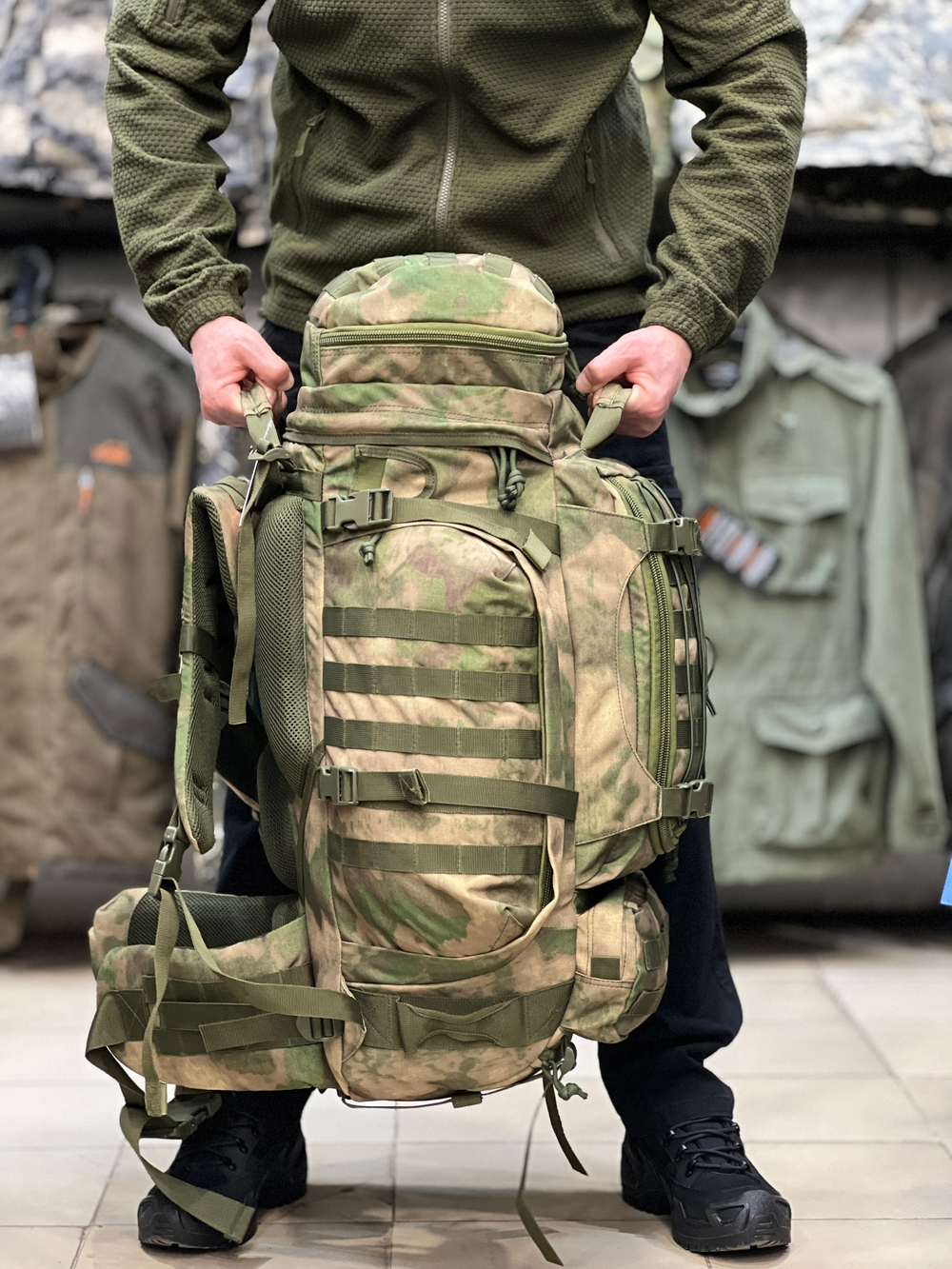 Рюкзак рейдовый 7.62, 100 л, Лес