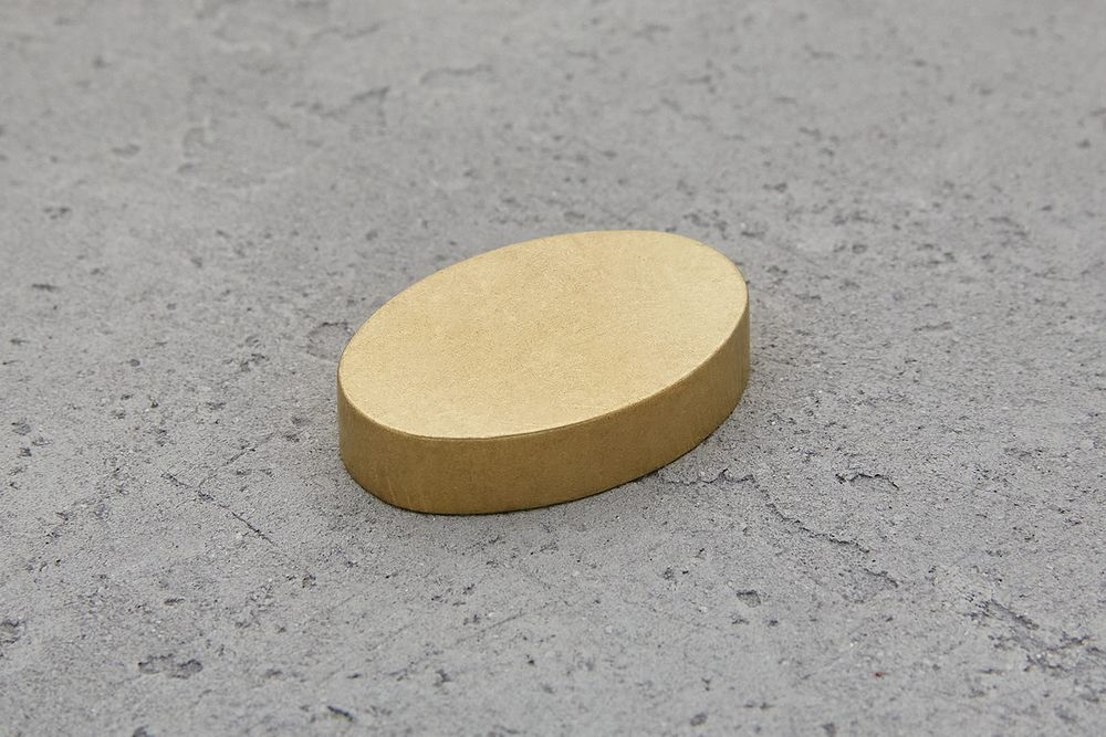 Навершие из латуни 8мм, 36x24мм