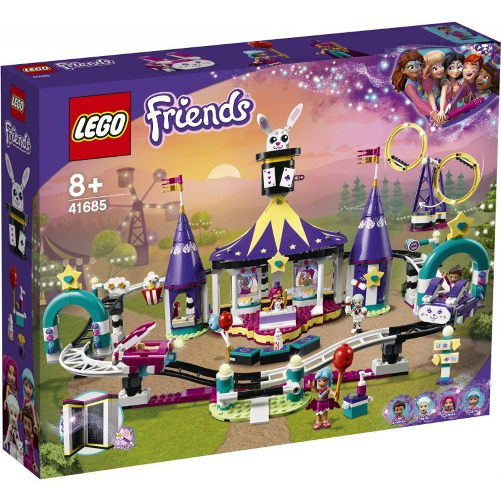 Конструктор LEGO Friends - Волшебная ярмарка развлечений 41685 американские  горки купить в Москве | Доставка по России.