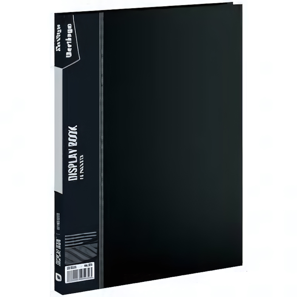 Папка "Standard" с 10 вкладышами, 9мм, 600мкм, черная (Berlingo)