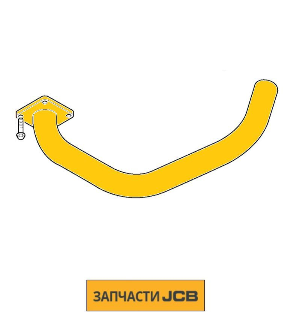 Патрубок коллектор JCB 02/203155