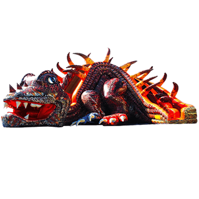 Коммерческий надувной батут "Мега - дракон"