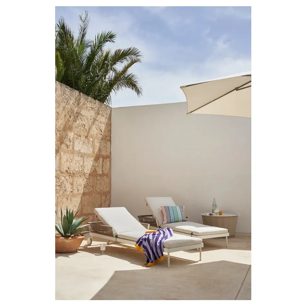 Подушка для шезлонга - FRÖSÖN/FRОSОN IKEA/ФРЕСЕН ИКЕА, 190x60 см, белый,