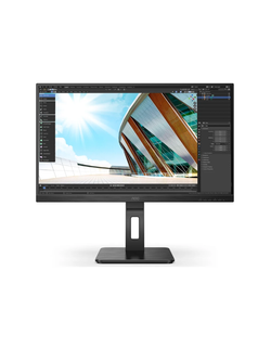 Монитор 27" AOC 27P2Q 1920x1080 75Hz IPS LED 16:9 4ms D-Sub DVI HDMI DP 4*USB3.2 50M:1 1000:1 178/178 250cd HAS Pivot Tilt Swivel Speakers Black
