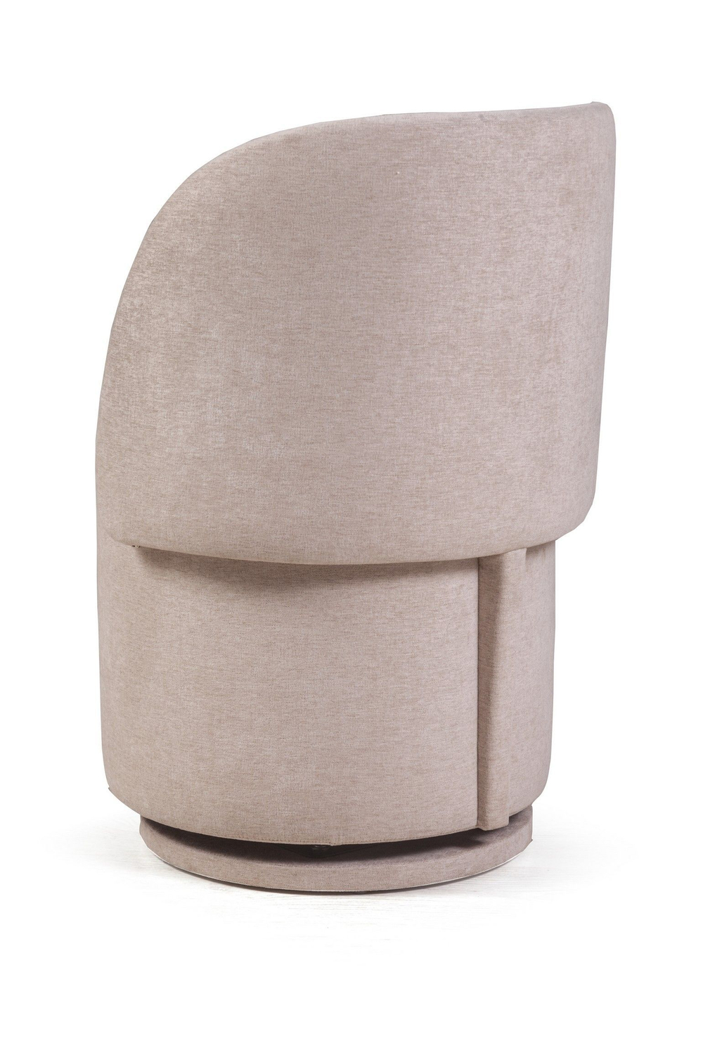 Пуф с кручением Bubble, шенилл puffy бежевый