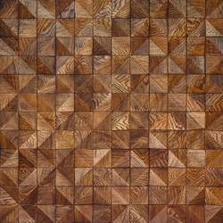 Деревянная мозаика для стен Wood Mosaic Аравия Дуб цвет венге