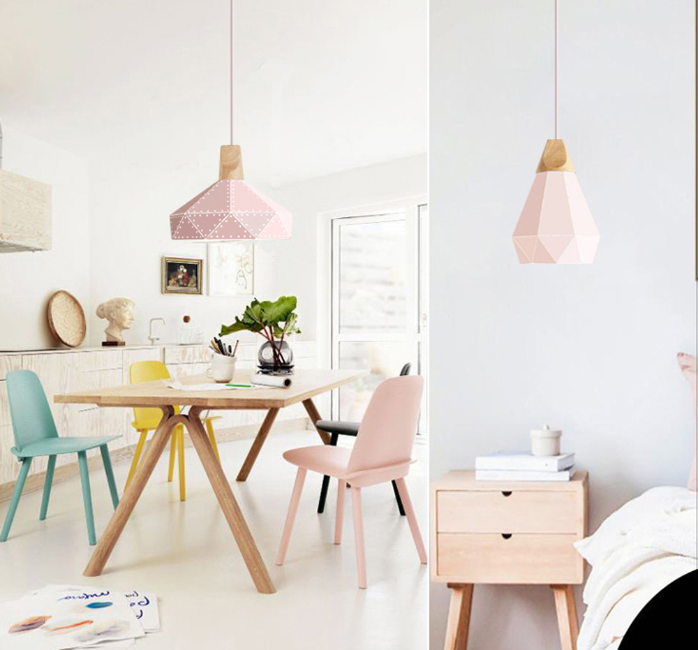 Pendant design lamp Fracture  D22 (Yellow)