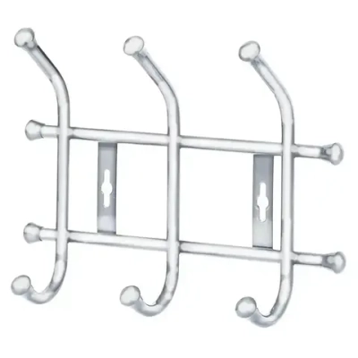 Вешалка настенная 3 крючка, 265, Матовый белый, ВНТ3/МБ