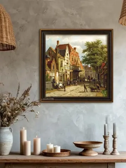 Картина серии "Голландия" настенная для интерьера 46*46 см
