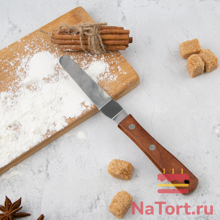 Лопатка кондитерская изогнутая 19 см