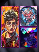 Набор красок по ткани «Сlassic» и «Neon» 12 шт по 50 мл