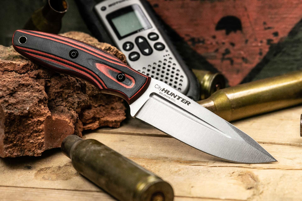 Туристический нож CityHunter M390 StoneWash