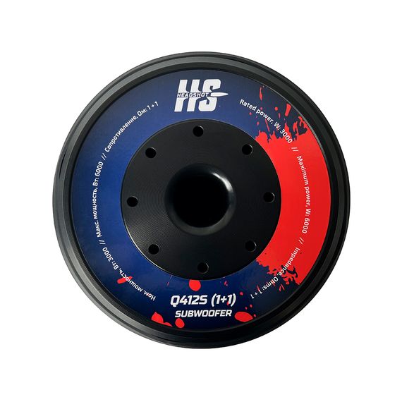 Сабвуфер Kicx HeadShot Q412S 1+1