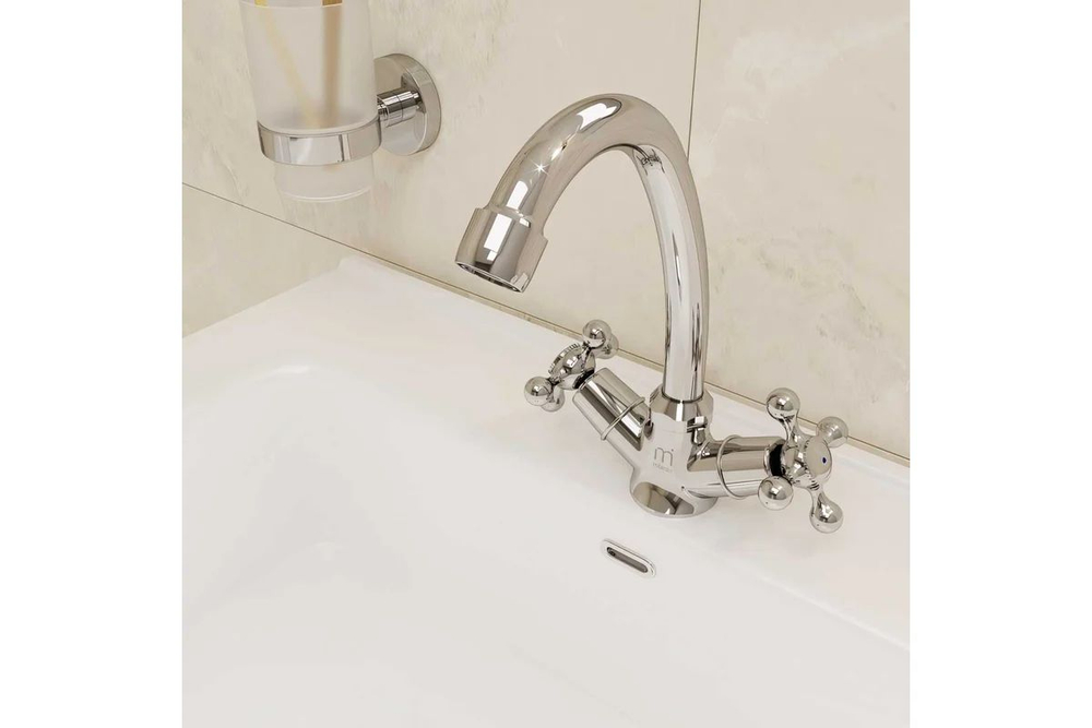 Смеситель для умывальника, Duplex, Milardo, DUPSB00M01