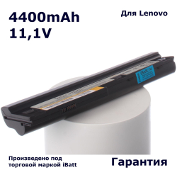 Аккумулятор iBatt 4400mAh, для IdeaPad S110 S100 S10-3 S205 E10 S10-3s U165 59332342 U160 59321418 59310868
