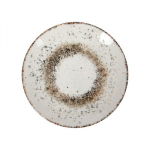 GBSEO27DUR1515 Тарелка круглая d=27 см., плоская, фарфор,цвет бежевый, Crumbs R1515