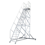 Вышка - стремянка разборная на колесах (150кг+150кг) MEGAL ВС2-5.0