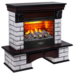 Электрокамин RealFlame Country Lux Rock AO античный дуб с очагом 3D Firestar 25,5