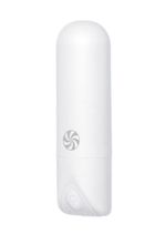 Белая перезаряжаемая вибропуля Gala