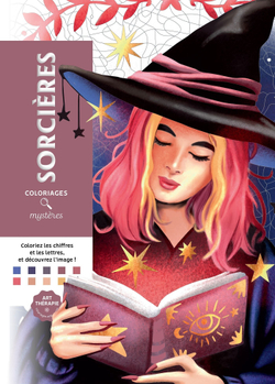 Раскраска по номерам Coloriages mysteres Sorcieres - ведьмы и колдуньи Дисней / 9782019461652