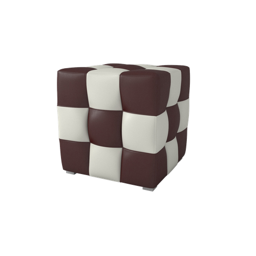 Пуфик (синий перл/светлый) Комфортная Мебель