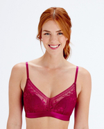 Бюстгальтер с мягкой чашкой Botanical Lace (Размер: 32D) (Цвет: изумрудный)