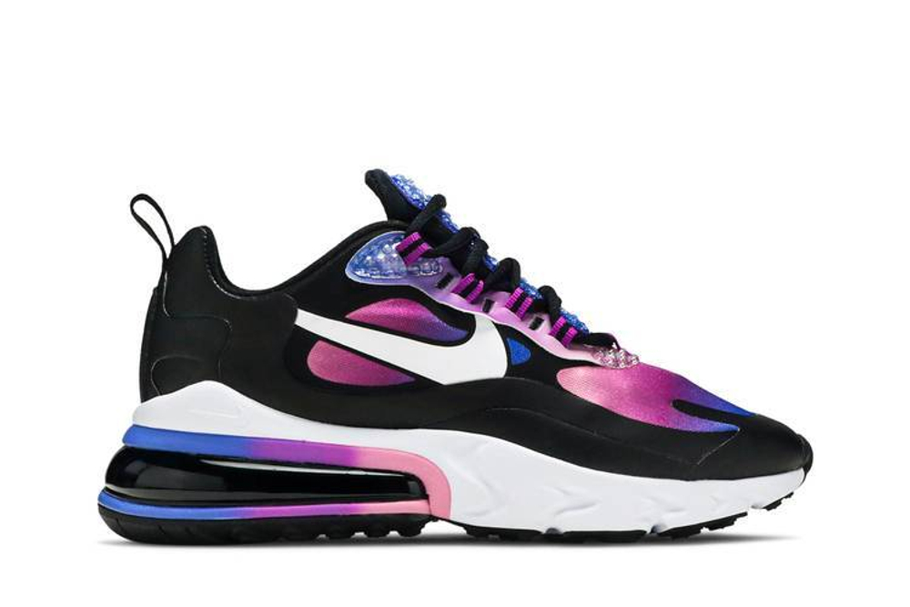 Кроссовки Nike Air Max 270 React Se Magic Flamingo (Женская размерная сетка)