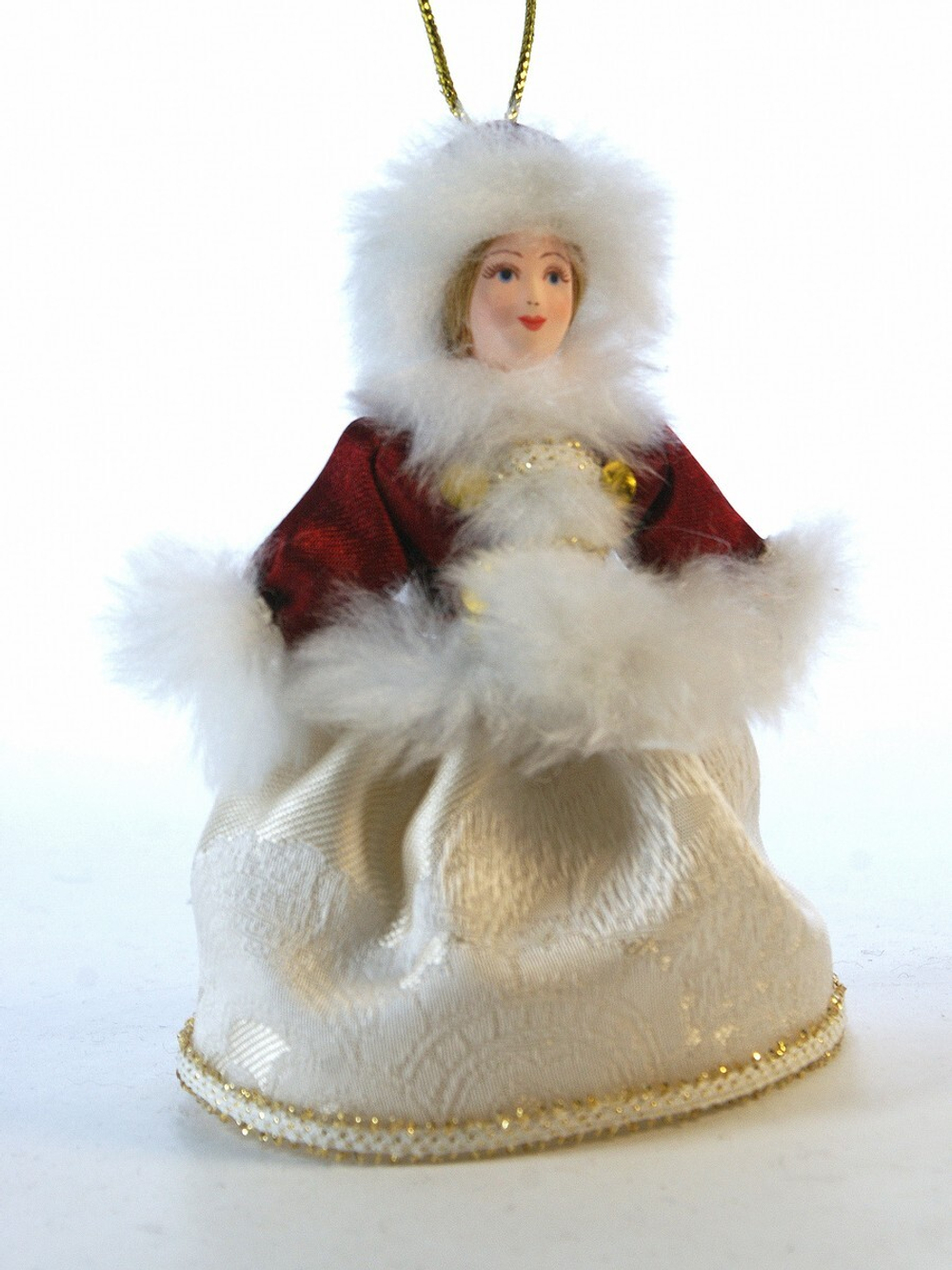 Кукла-подвеска Девочка в зимней одежде