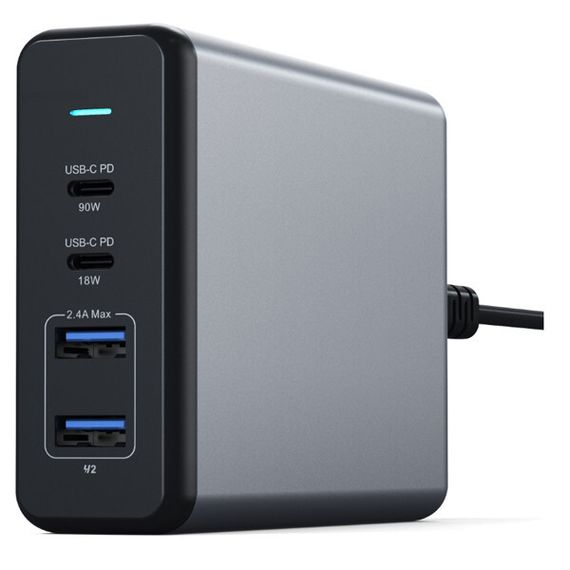 Сетевое зарядное устройство Satechi 108W Pro Type-C PD (ST-TC108WM), серый космос