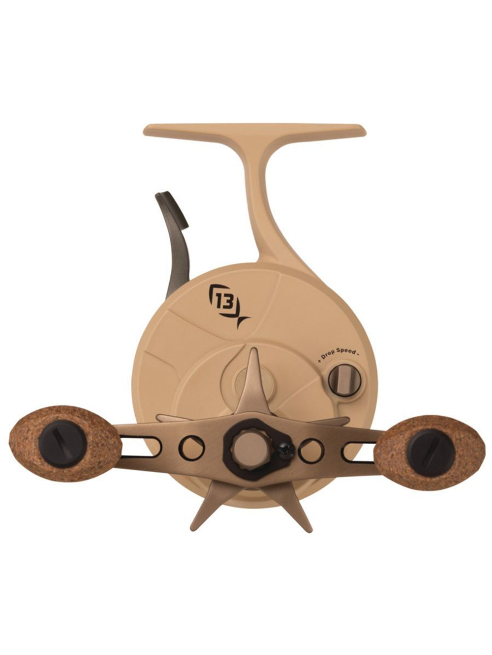 Катушка для зимней рыбалки 13 FISHING Freefall Trick Shop Special Edition 2024 LH, 2.5:1, под левую руку
